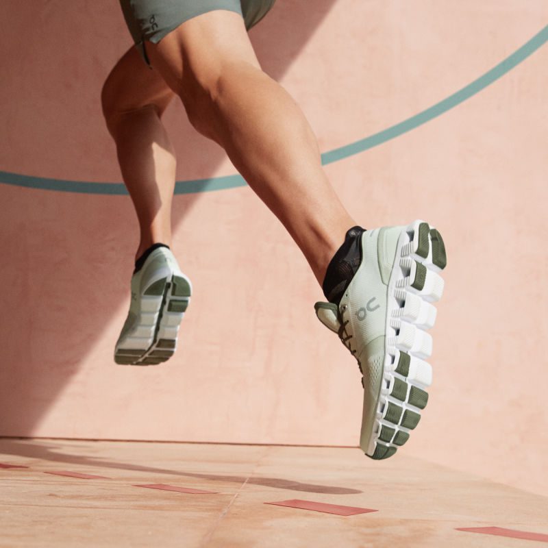 נעלי און קלאוד Cloud X ON RUNNING GREEN WHITE - MALLSHOES - קניון ...
